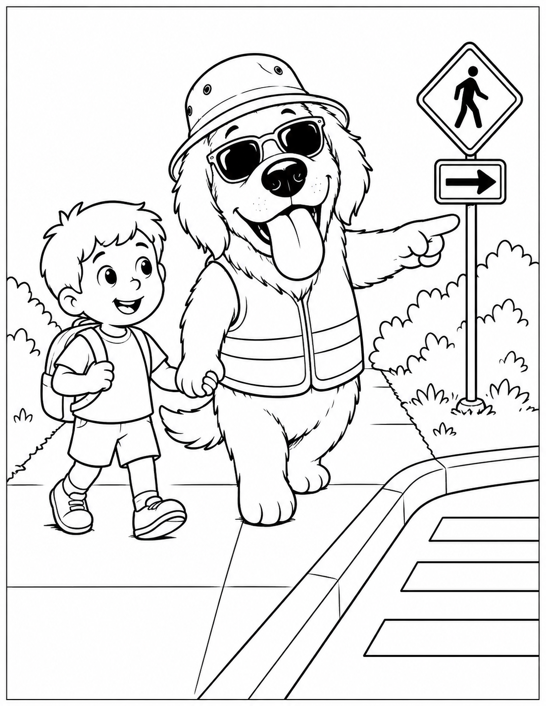 Toby colouring page 14